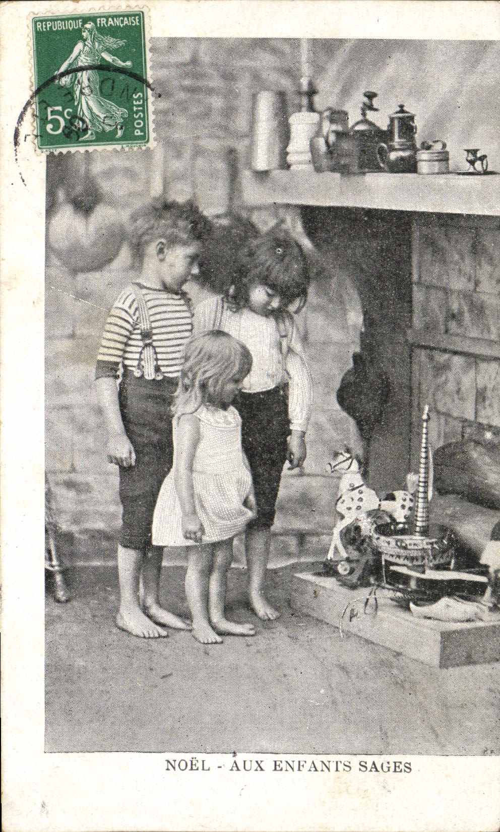 CPA Fantaisie Enfants Noel 