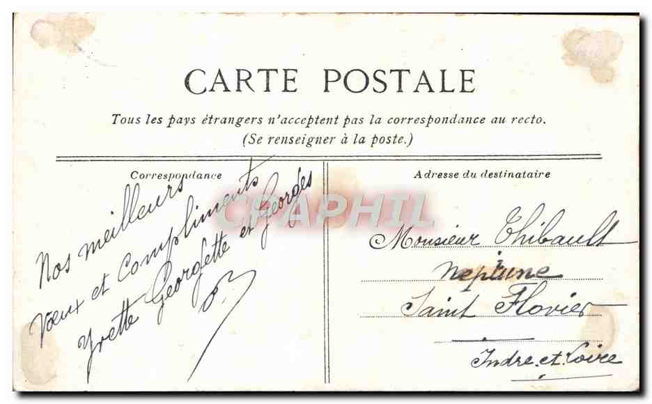 CPA Fantaisie Enfants Noel  — Rückseite