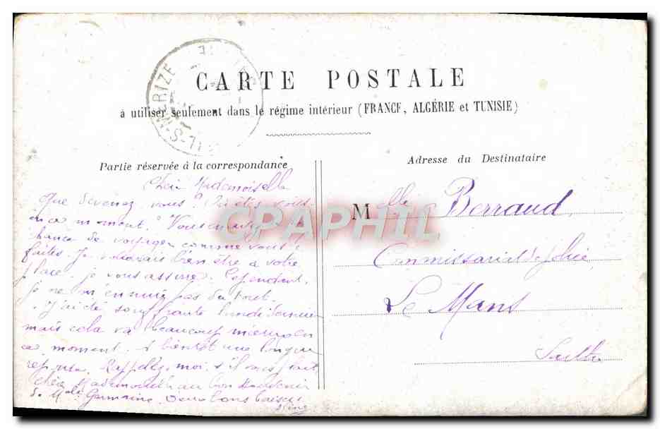 CPA Fantaisie Enfant Violon — Rückseite