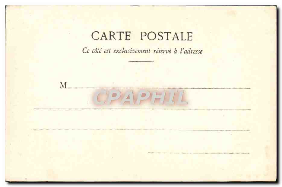 Theaterszene — Mignon — Phototype A. Bergeret & Cie, Nandy — Rückseite