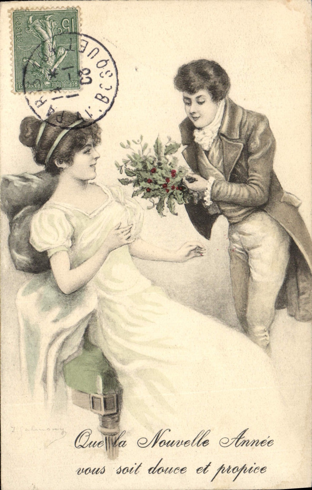 CPA Fantaisie Femme