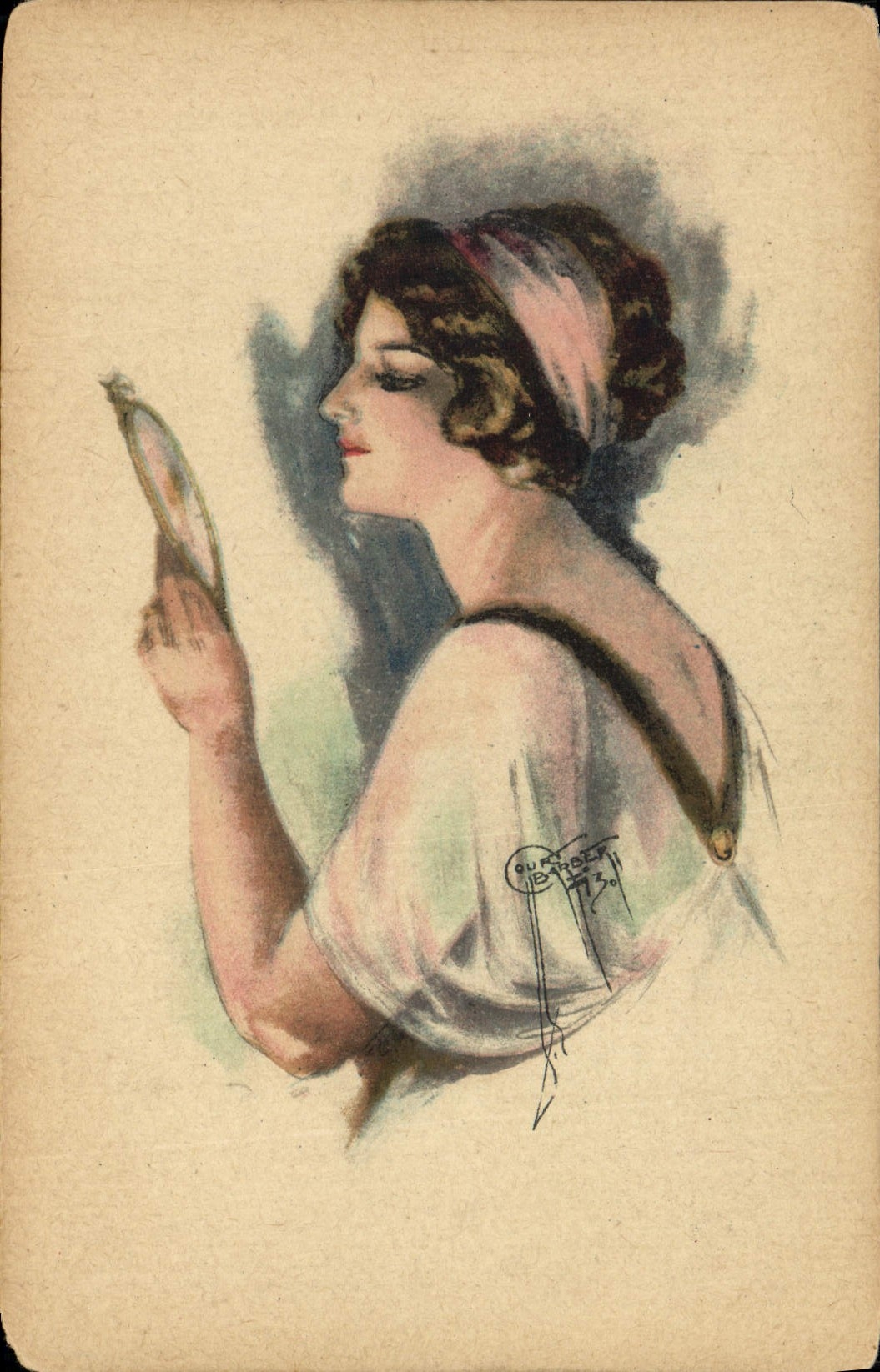 CPA Fantaisie Femme