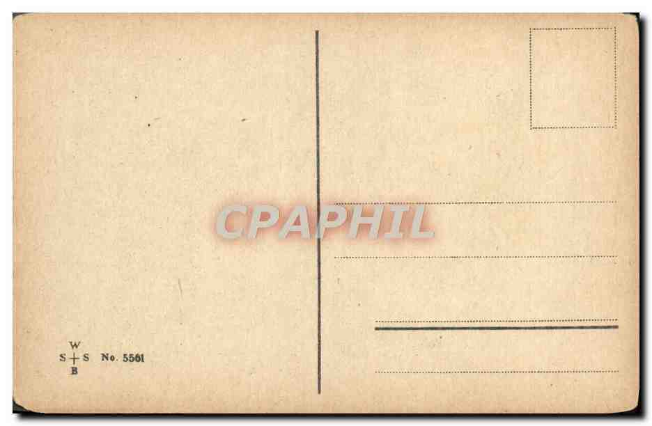 CPA Fantaisie Femme — Verso