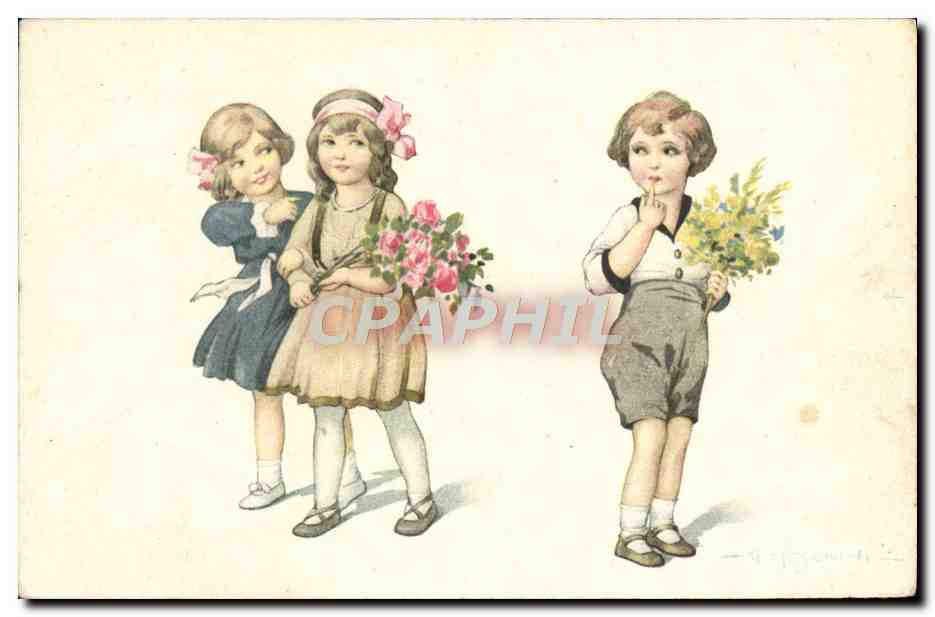 CPA Fantaisie Enfants