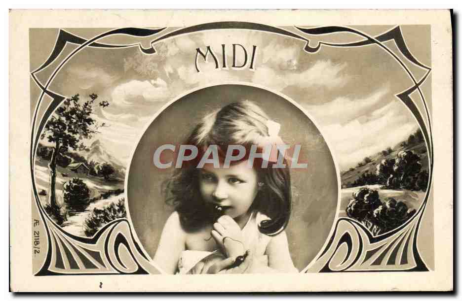 CPA Fantaisie Enfant Midi