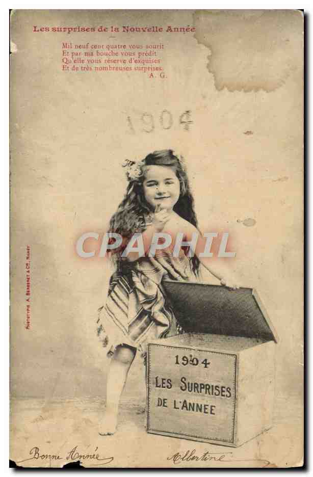CPA Fantaisie Enfant Annee 1904