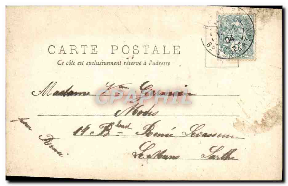 CPA Fantaisie Enfant — Verso