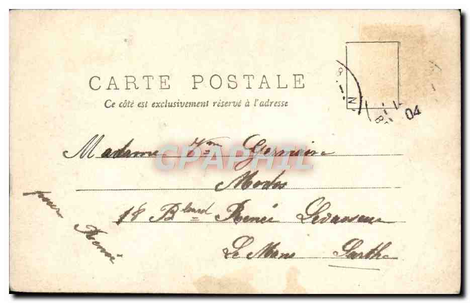 CPA Fantaisie Enfant — Rückseite