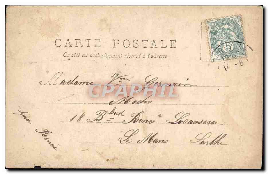 CPA Fantaisie Enfant — Verso