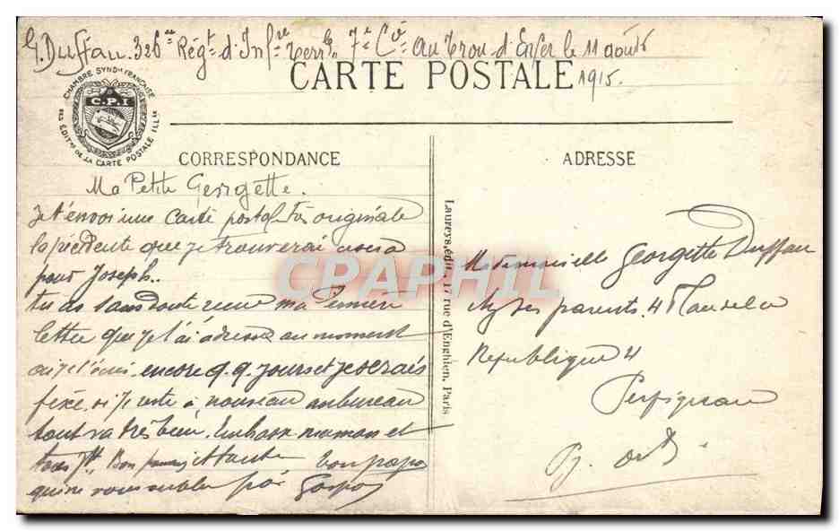 Femmes attendant le facteur — Paris — Vise & Paris, N° 860, Reproduction Hylandite — Reverso