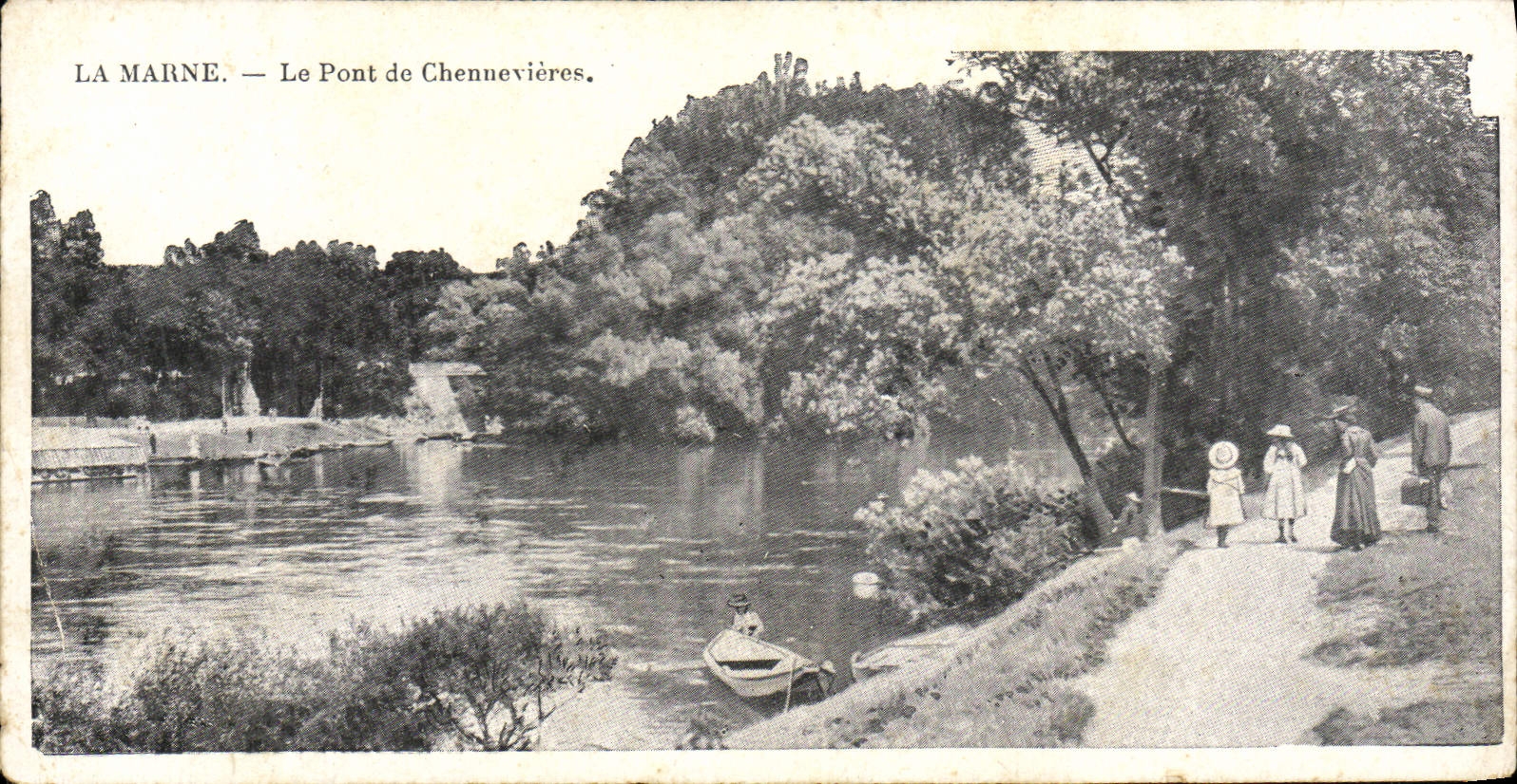La Marne — Le Pont de Chennevières — Éditeur non identifié