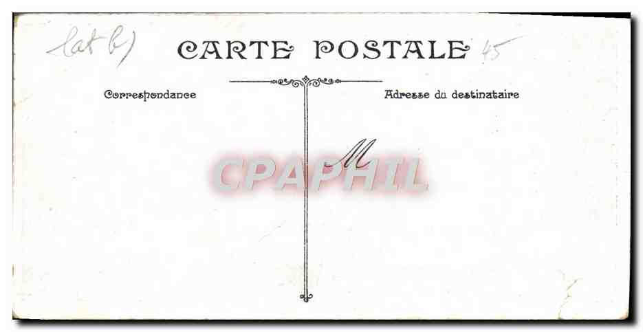 CPA Orleans Le pont royal — Verso