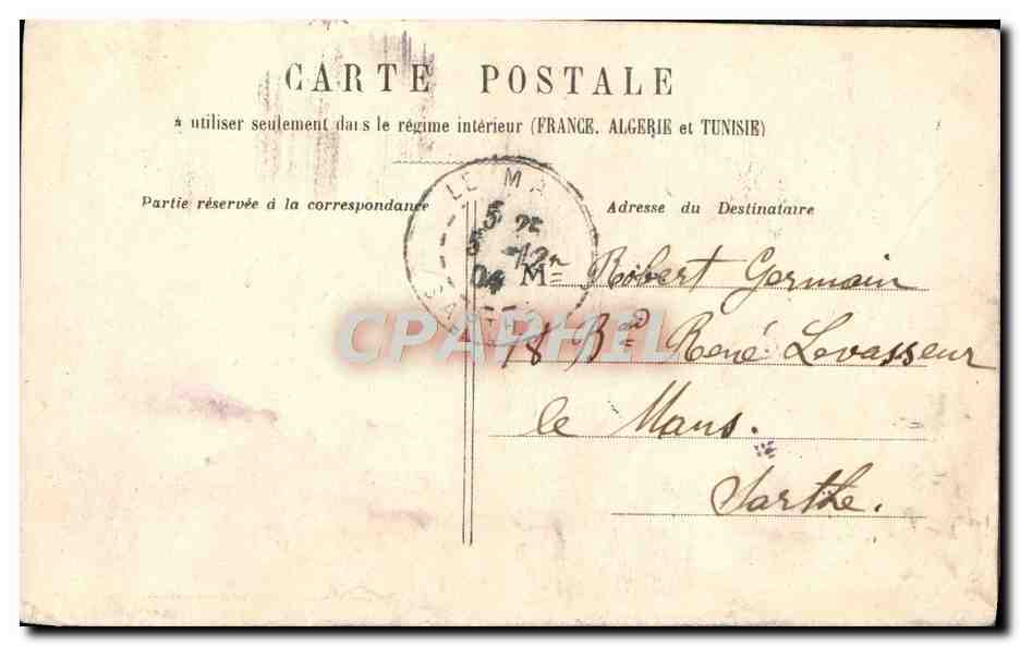 CPA Fantaisie Enfant  — Verso
