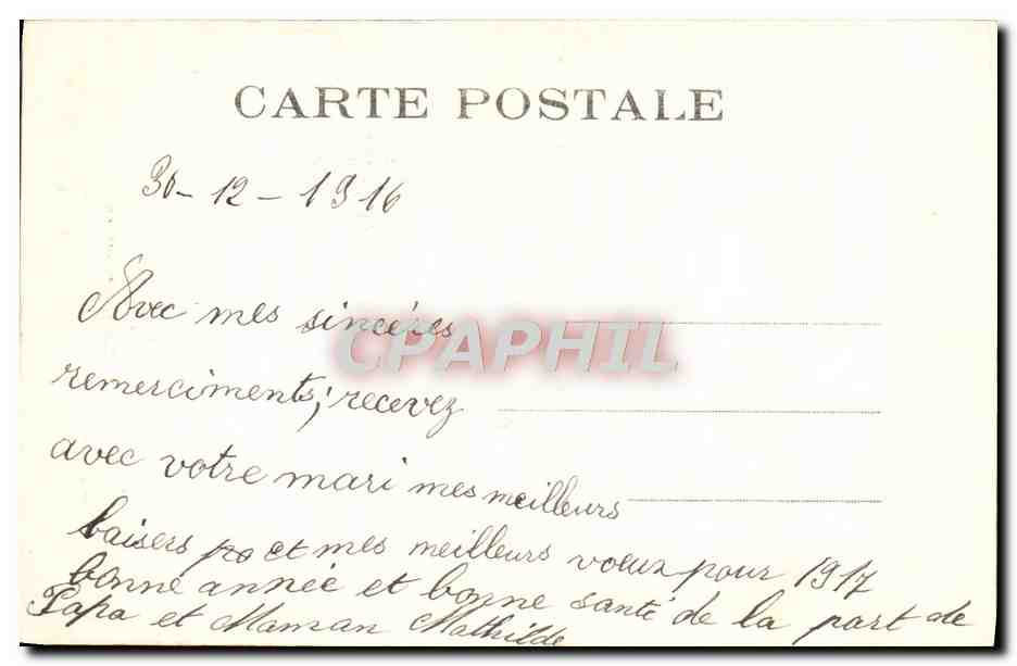 CPA Fantaisie Enfant Lo Bouquetiero Folklore — Rückseite