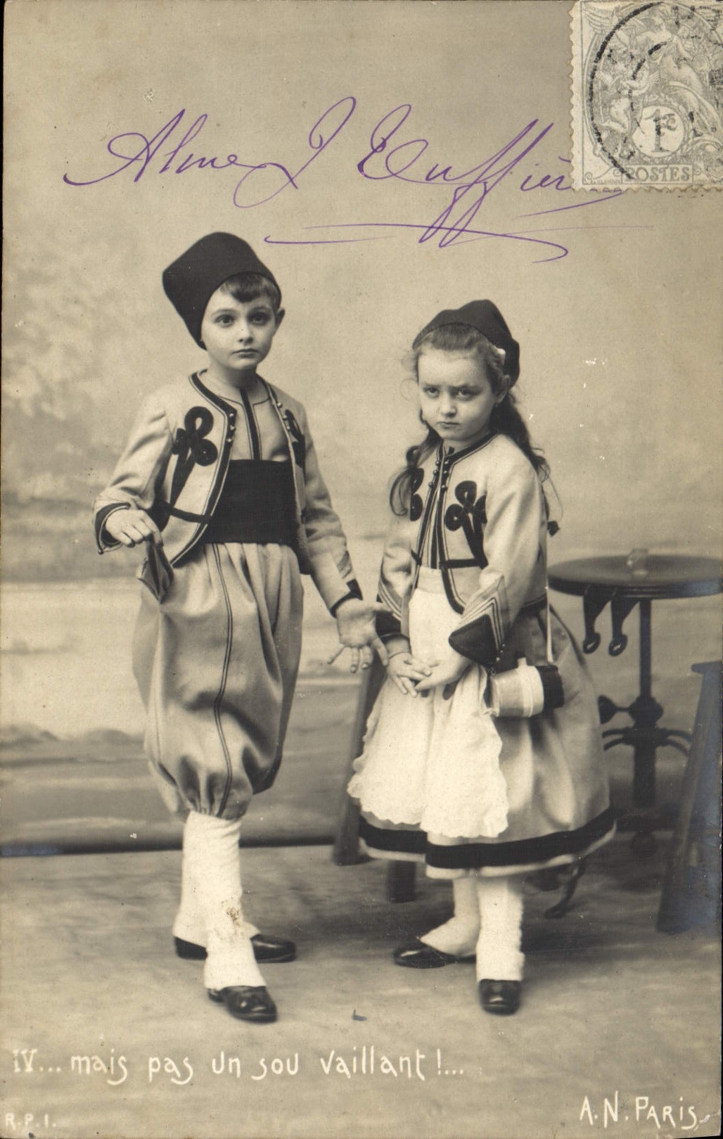 CPA Fantaisie Enfants Folklore 