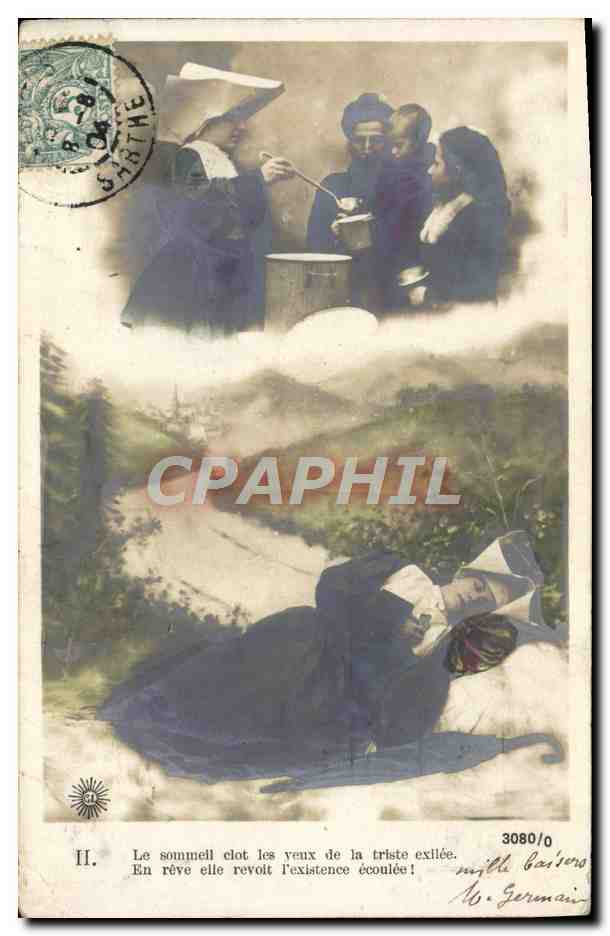 CPA Fantaisie Femme Religieuse
