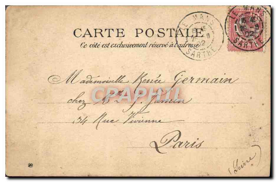 CPA Fantaisie Enfant — Rückseite