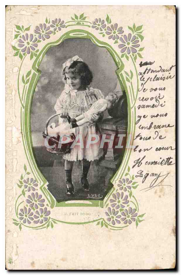CPA Fantaisie Enfant Poupee