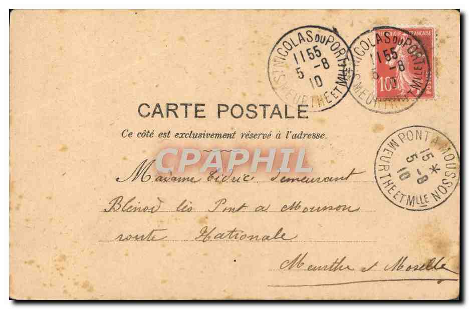 CPA Fantaisie Enfant Poupee — Rückseite