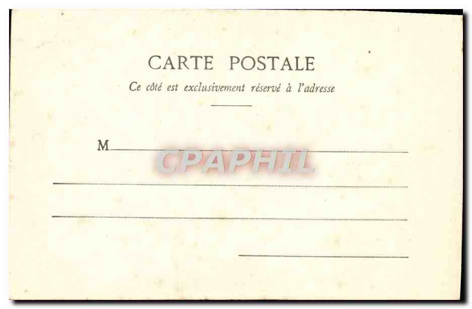 CPA Fantaisie Femme La nuit Lune  — Rückseite