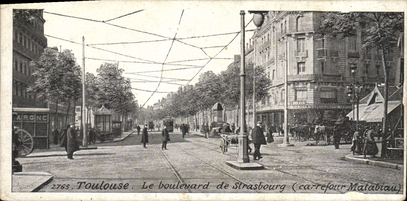 Toulouse. Le boulevard de Strasbourg (carrefour Matabiau) — éditeur ARGONE, n° 2765