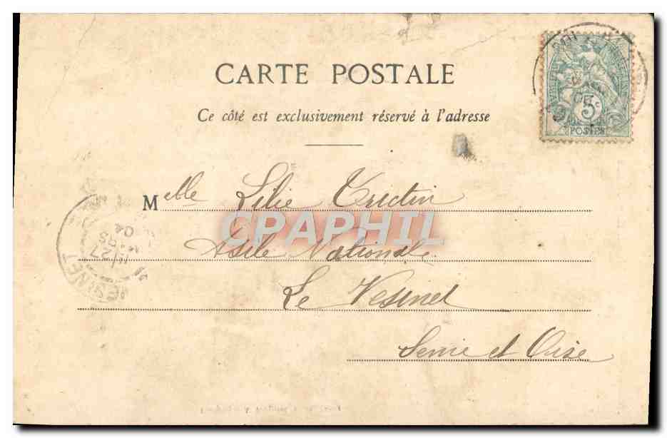 CPA Fantaisie Enfant L'esperance  — Rückseite