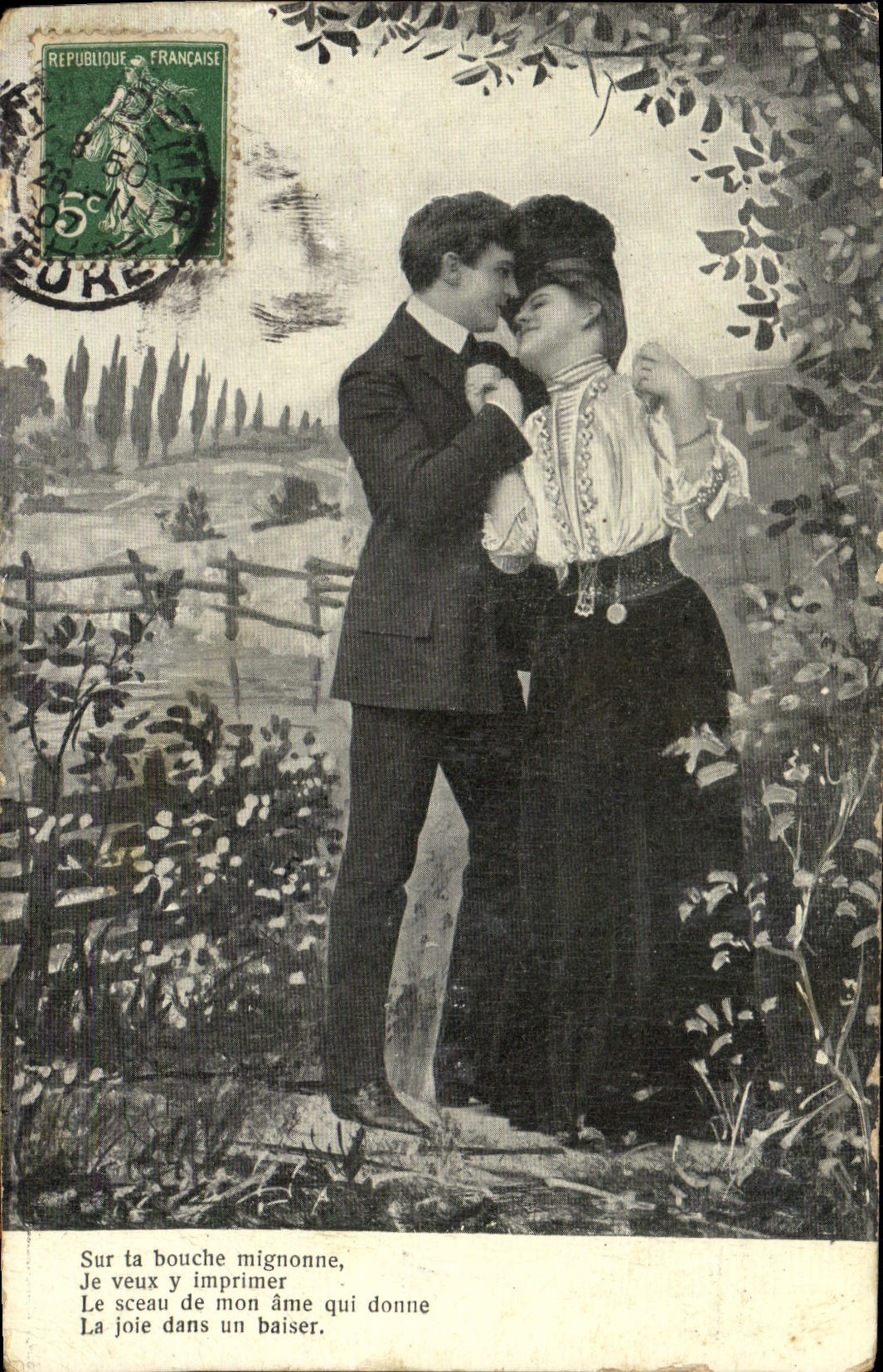 CPA Fantaisie Femme