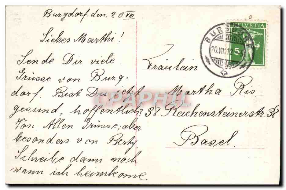 CPA Fantaisie Enfants — Rückseite