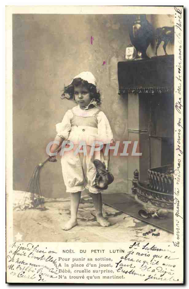 CPA Fantaisie Enfant Noel au petit Lutin 