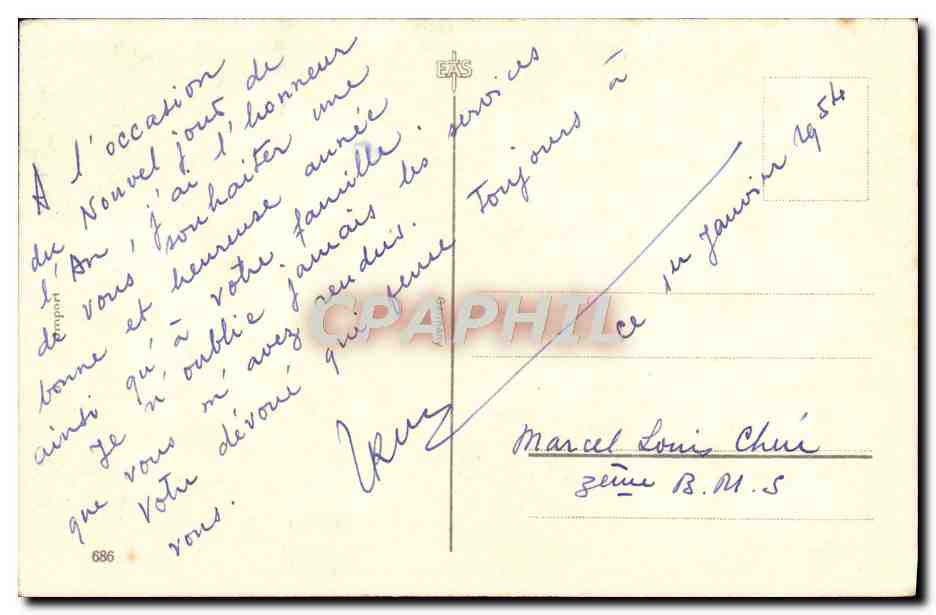 CPA Fanfaisie Fleurs  — Verso