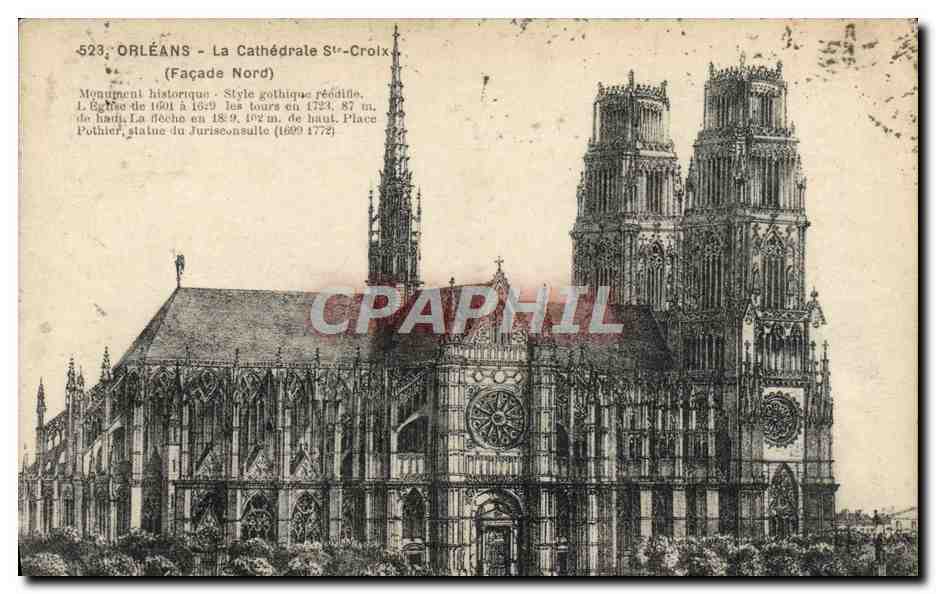 CPA Orleans La Cathedrale St Croix