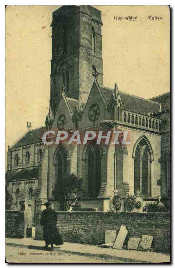CPA Lion sur Mer L'Eglise