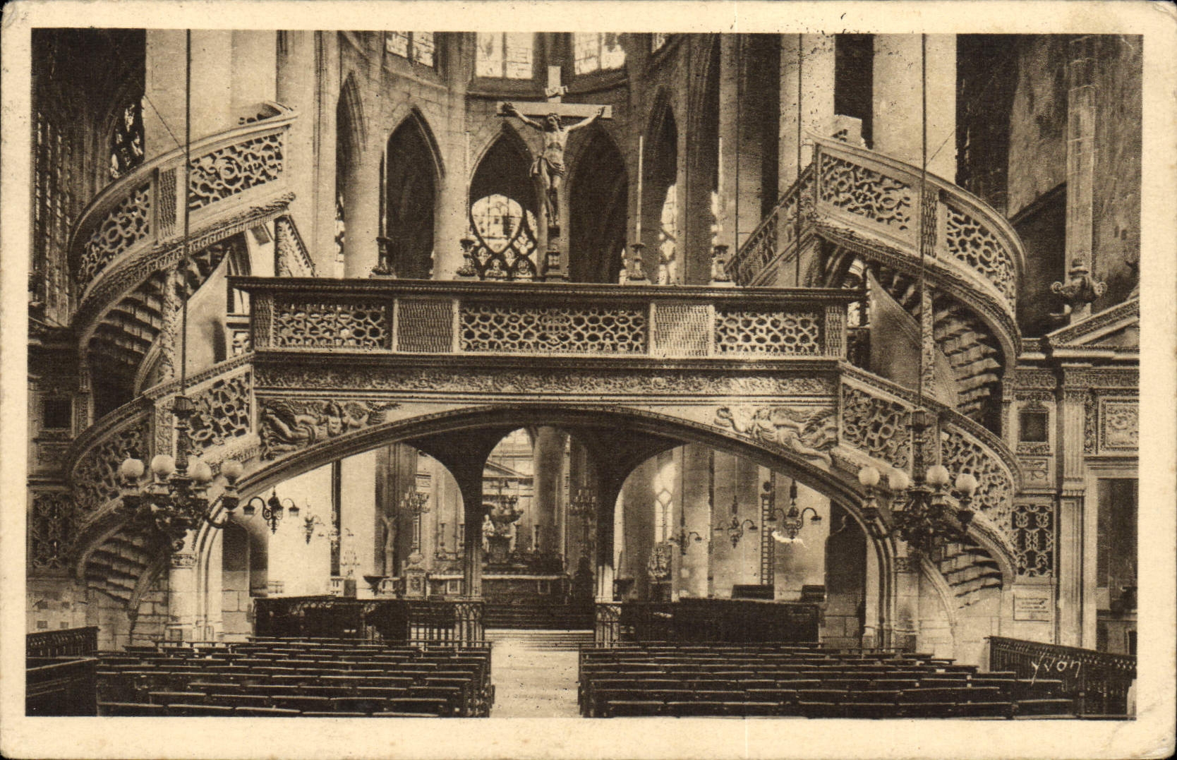 CPA Paris Eglise St Etienne Du Mont Le Jube