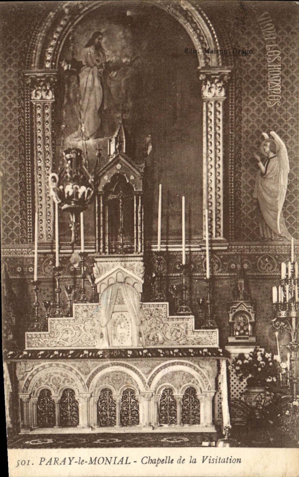 CPA Paray Le Monial Chapelle De La visitation