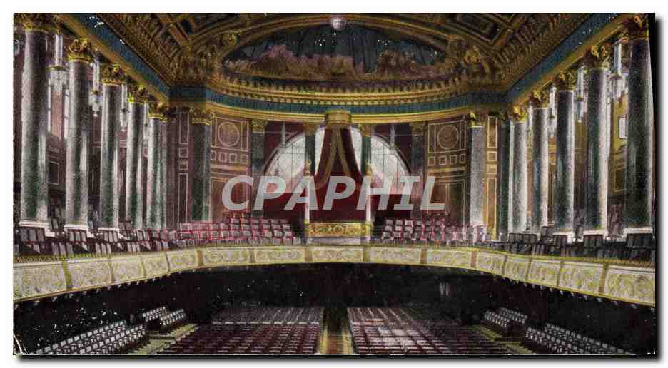 Wiesbaden. Kurhaus. Großer Konzertsaal mit Kaiserloge — Verleger nicht sichtbar