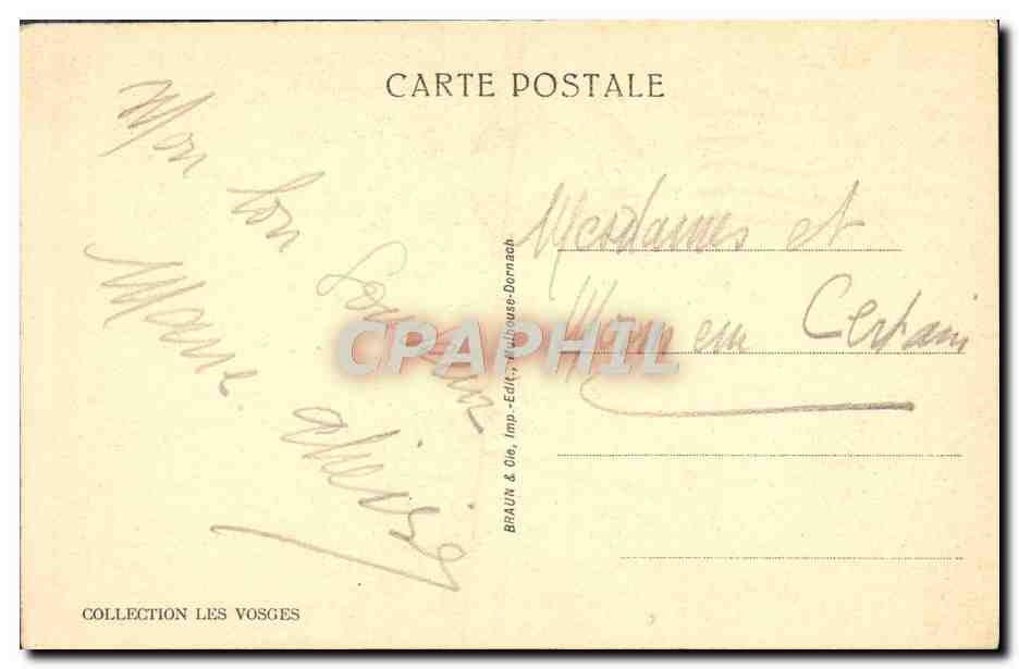 CPA Luxeuil Les Bains La Tour Carree — Rückseite