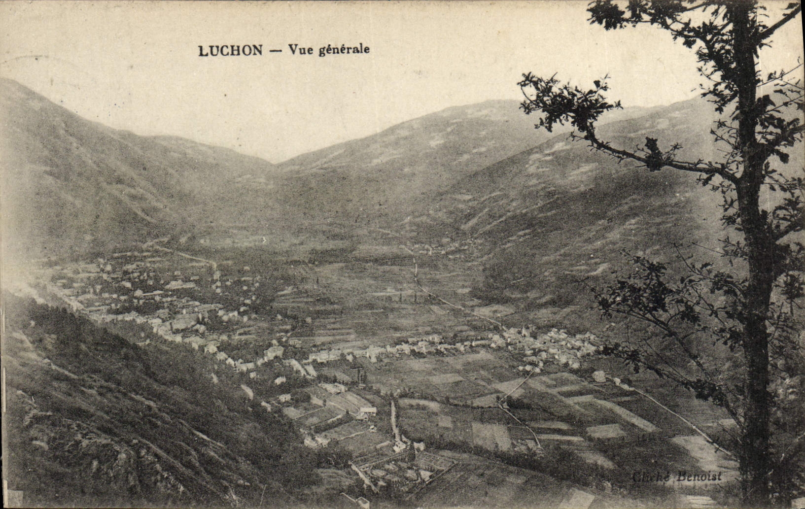 Luchon — Vue générale — Clèche Benoist - Recto