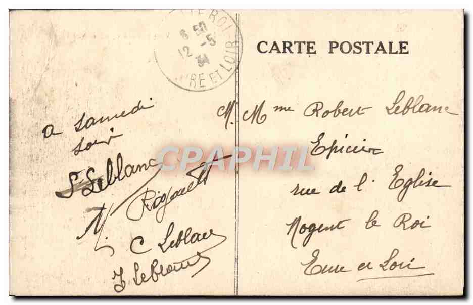 CPA Saint Aignan Vue Generale Cote Nord — Rückseite