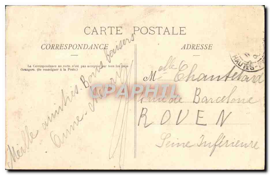 CPA Les Pyrenees Illustrees Lourdes La Basilique Et La Grotte — Rückseite