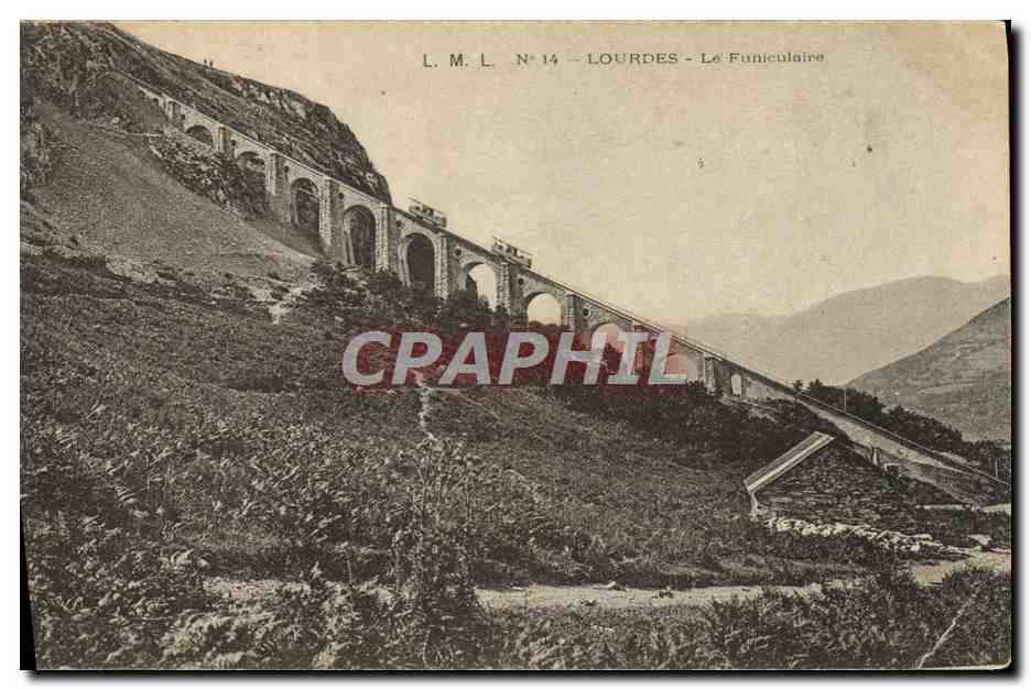 CPA Lourdes Le Funiculaire