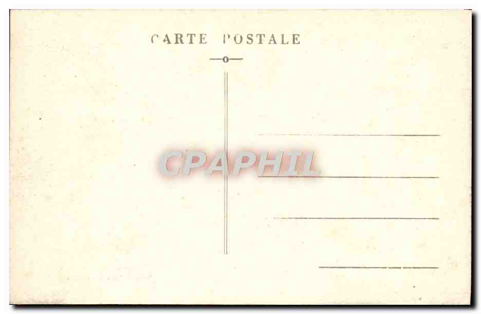 CPA Lourdes Le Chateau Fort — Verso
