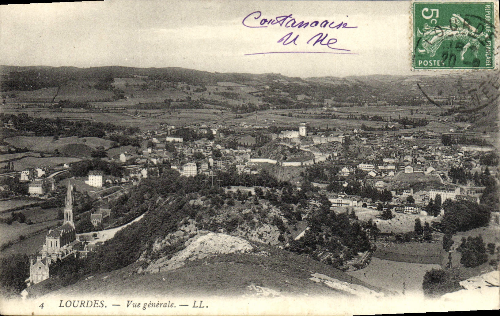CPA Lourdes Vue Generale