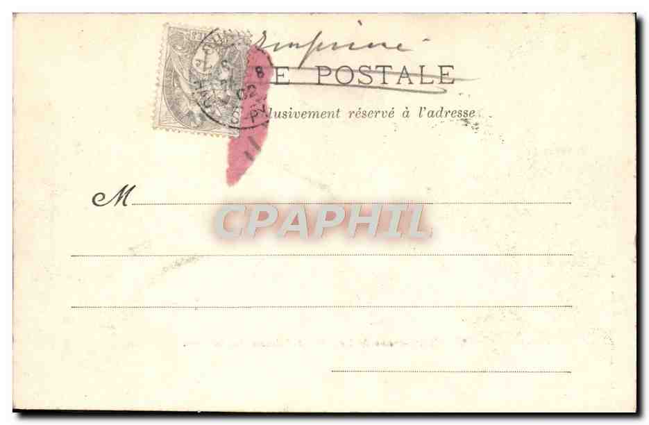 CPA Notre Dame De Lourdes Et Calvaire Des Bretons — Verso