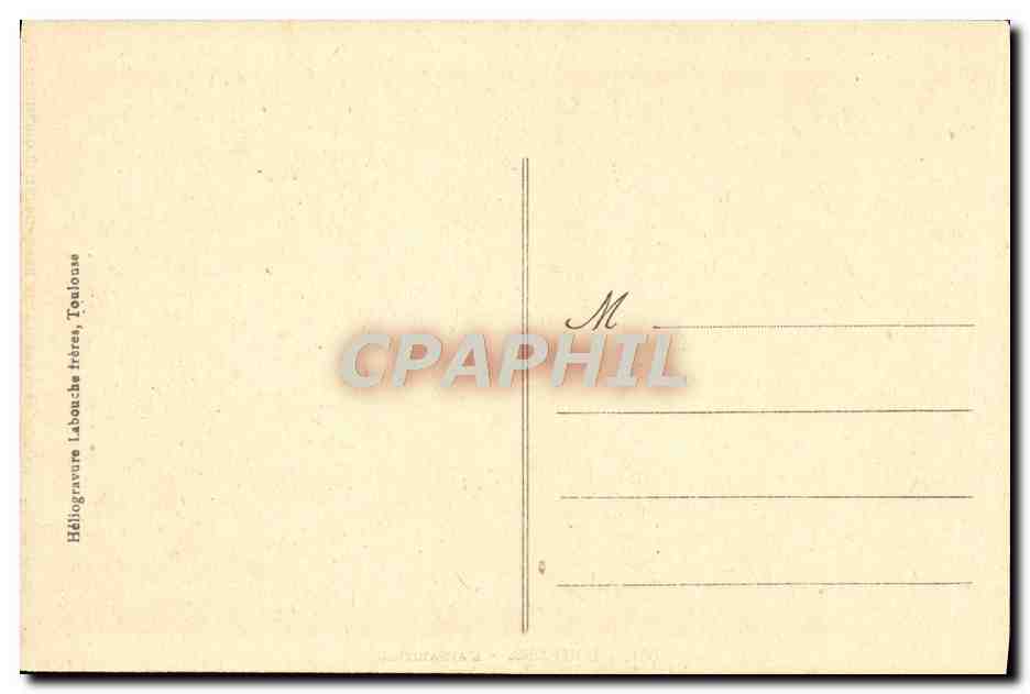 CPA Lourdes L'Apparition — Verso