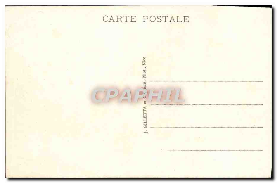 CPA Pont De La Mescla Sur Le Var  — Rückseite