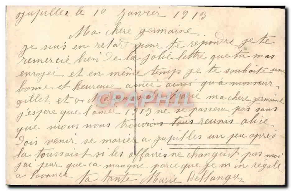 Homme avec colliers et cadeaux — 'Heureuse Année' — éditeur non identifié — Reverso
