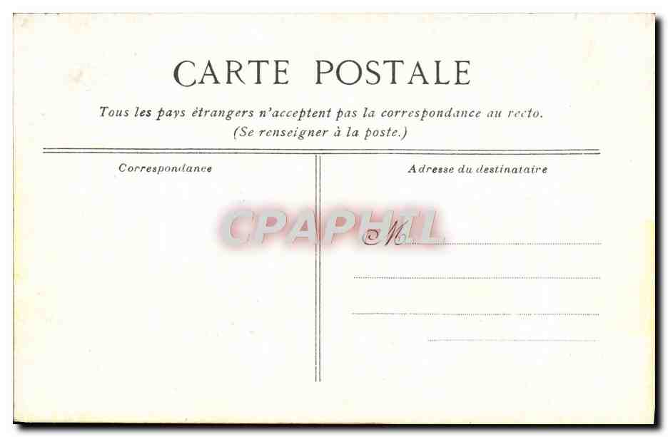 CPA Lourdes le calvaire breton  — Verso