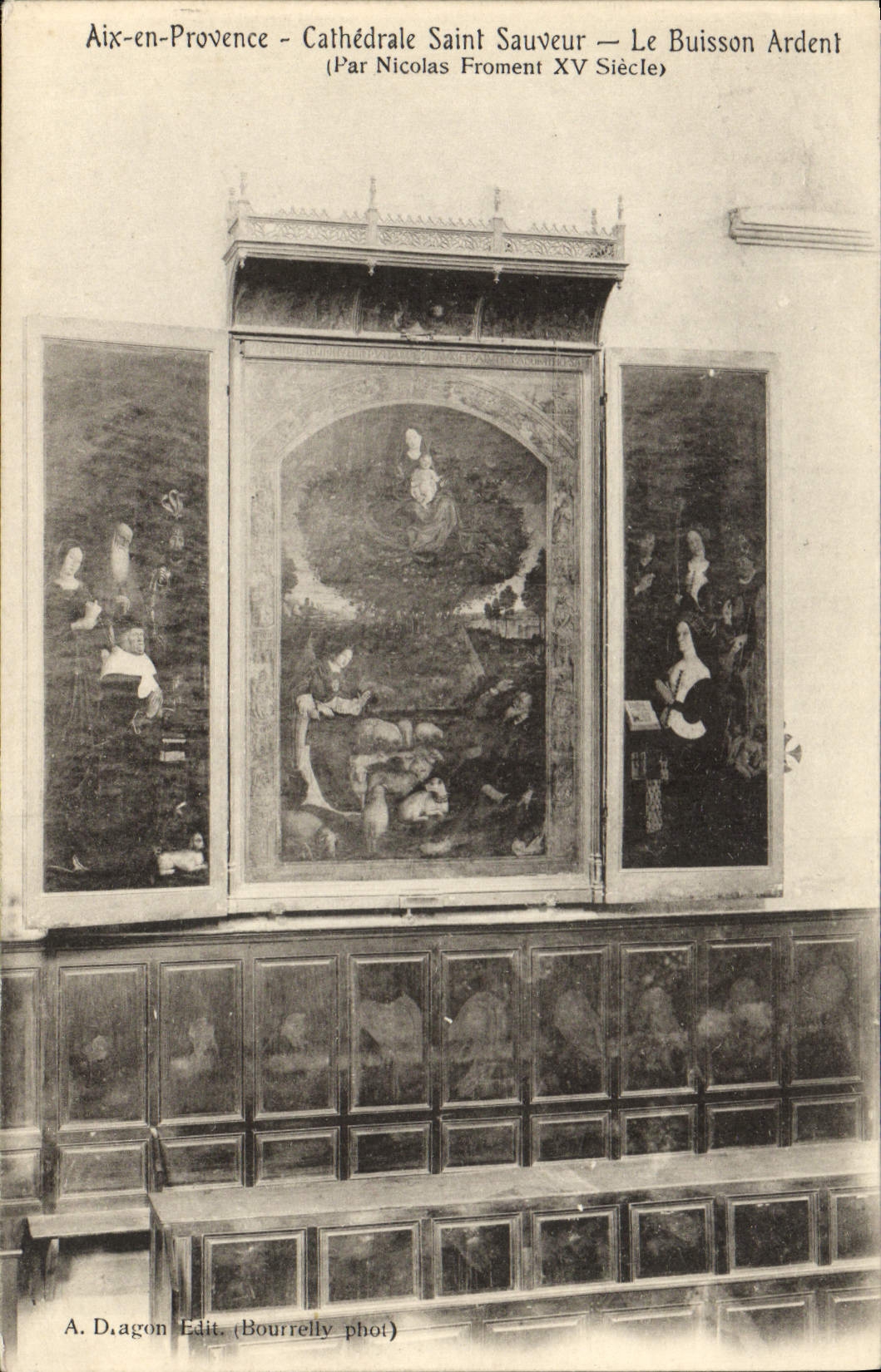 Aix-en-Provence - Cathédrale Saint Sauveur — Le Buisson Ardent (Par Nicolas Froment XV Siècle)
