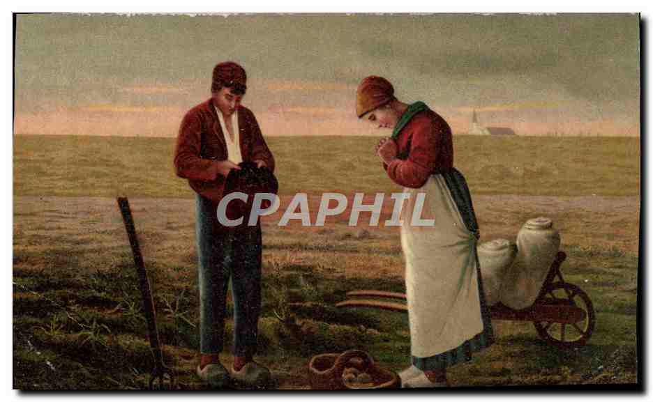 CPA Paysans Millet 