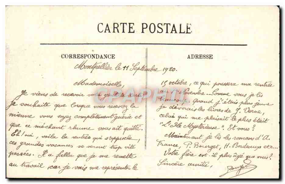 CPA Versailles La Colonnade De Mansart Avec l'enlevement de Proserpine par Girardon — Verso